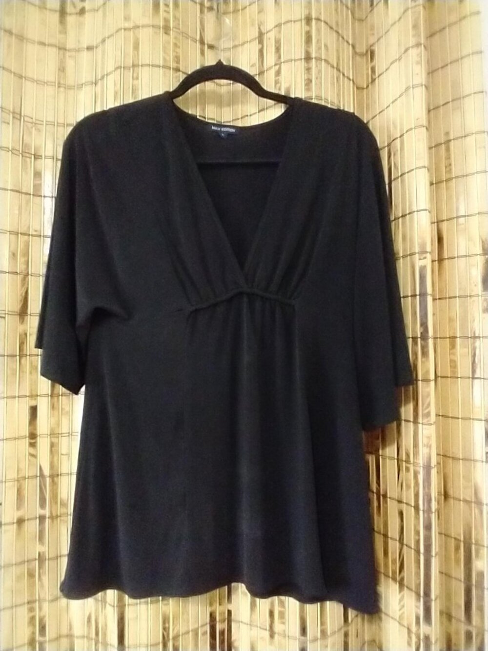 Max Edition Black Tunic Top (Size Small)